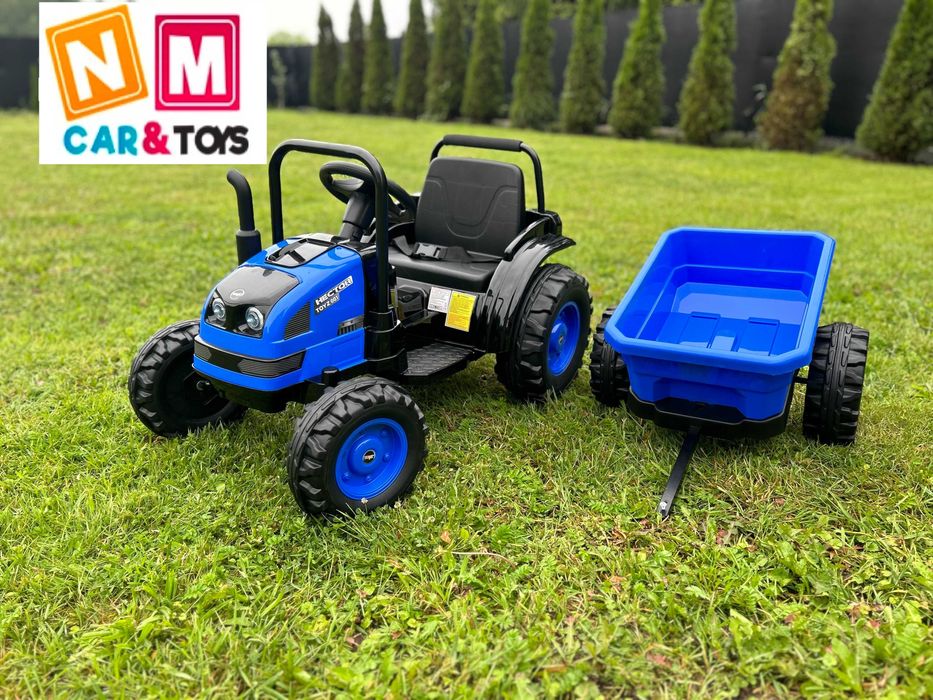 Duży Traktor HECTOR Auto na akumulator Pojazd samochód Pilot koła EVA