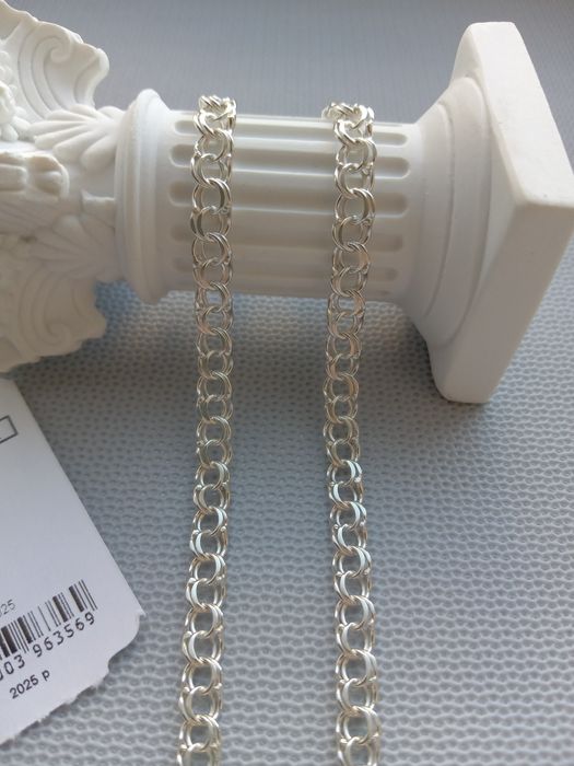Срібний ланцюжок Бісмарк 45 см 50 та 55 см до 10 грам цепочка ланцюг