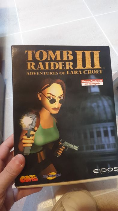 Tomb Raider 3 PC caixa vazia