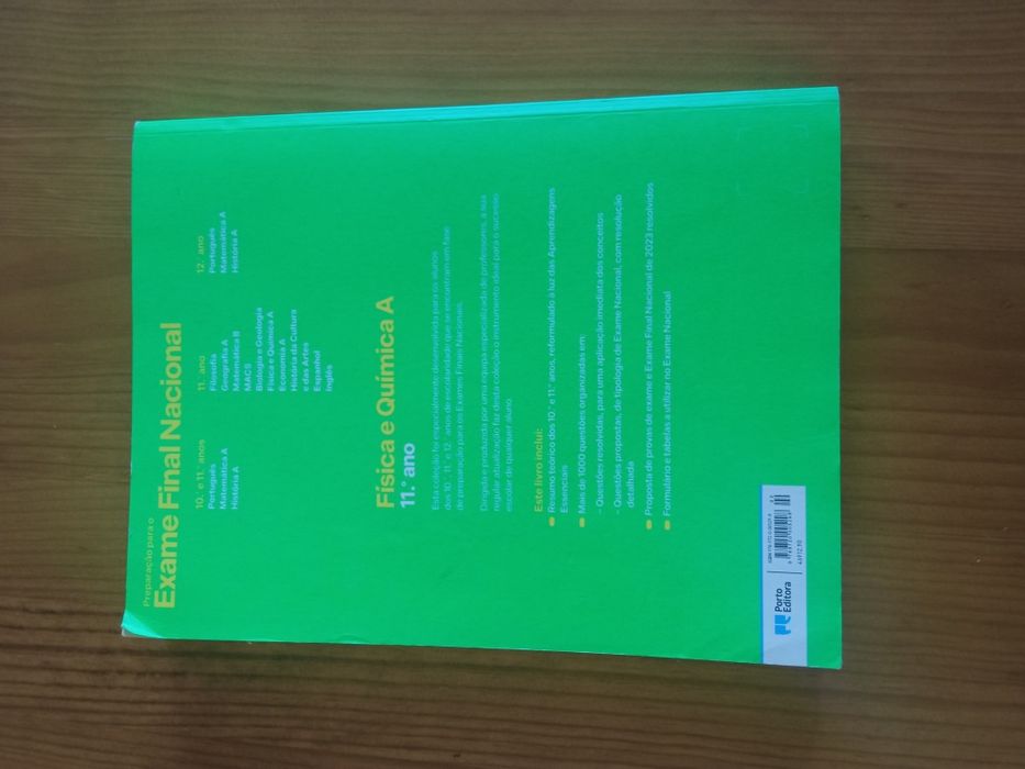 Manual Exame IAVE Físico química  A