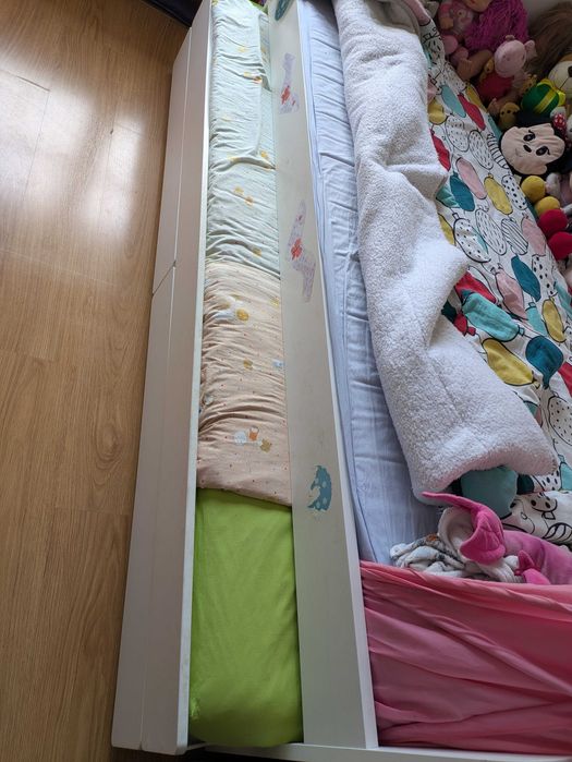 Cama individual com cama gavetão IKEA Slakt