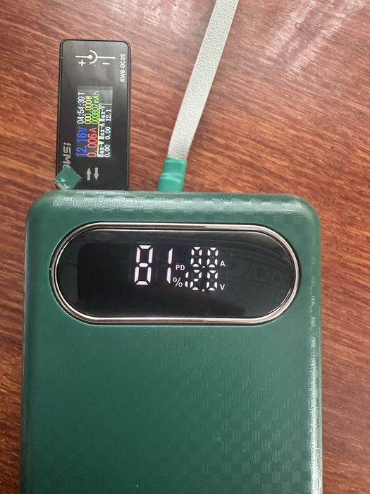 Корпус повербанку під 18650*21, 22.5W,з ліхтарем,виходом DC 12/9/5в