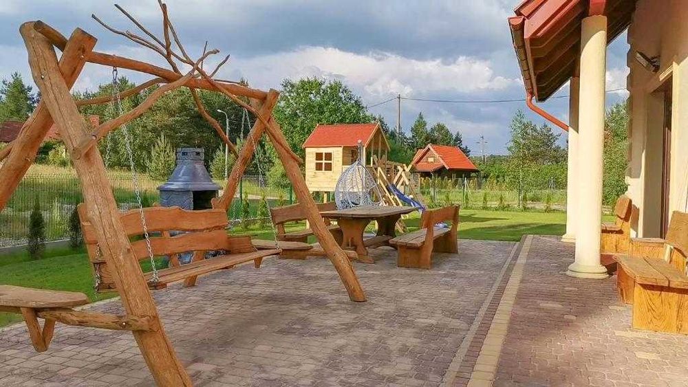 LUKSUSOWE domek domki nad jeziorem z klimatyzacją Mazury