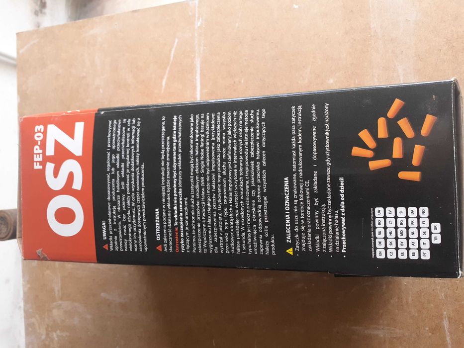 Wkładki przeciwhałasowe