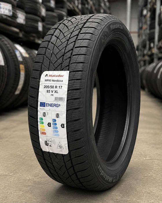 Резина нова зима 205 50 r17 93V XL MP93 NORDICCA MATADOR колеса шини зимові нове