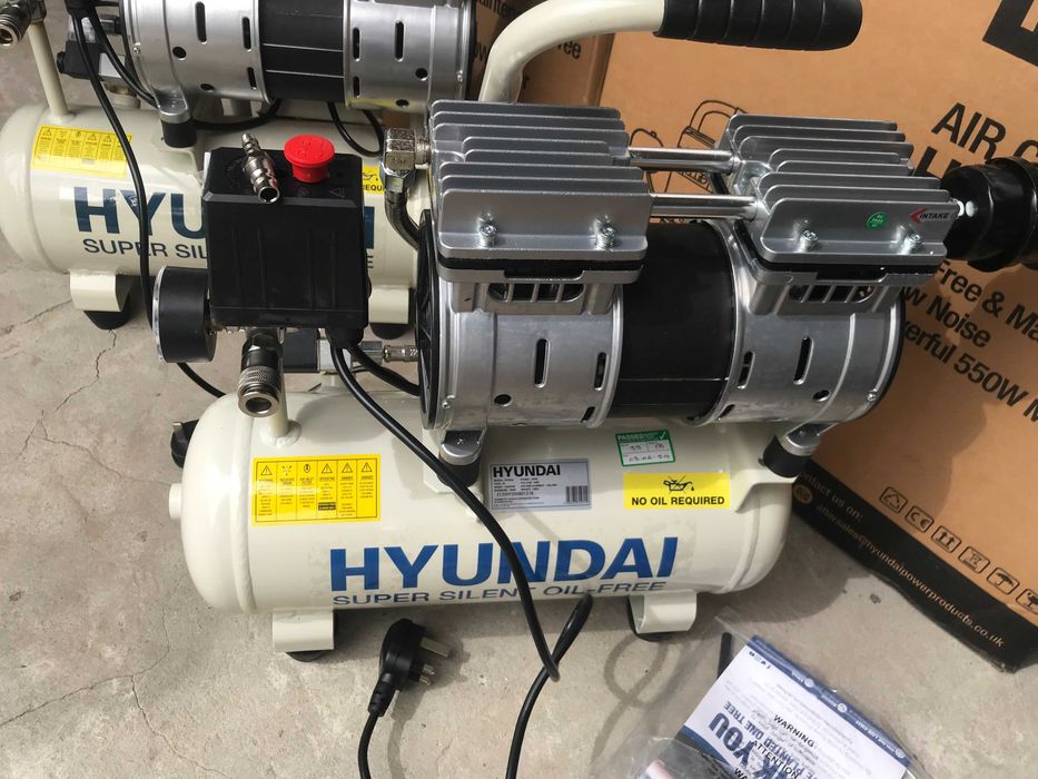 Компресор безмасляний Hyundai HY5508 8-л Прямий Привід 0,75 К.С.: 5 900 ...