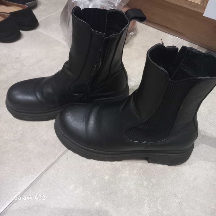 Botki czarne stan bardzo dobry