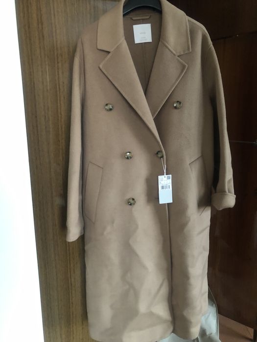 Płaszcz camel xl Mango  nowy