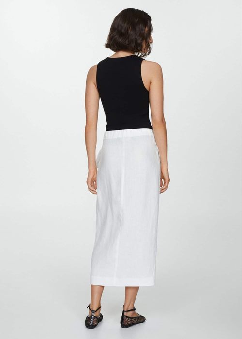 Спідниця Mango льон розмір Хс-С