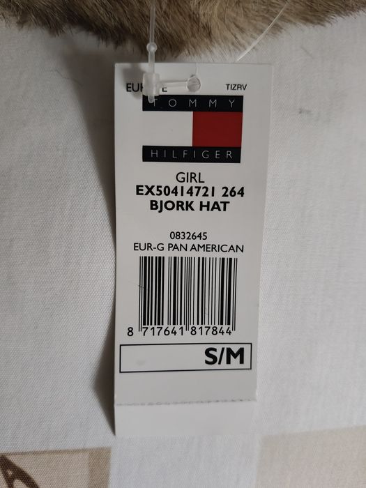 Nowa Czapka futrzana Tommy Hilfiger rozmiar s/m