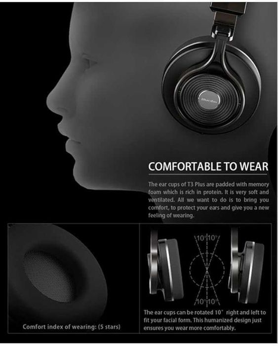 T3 PLUS Headphones – New64740314016771122