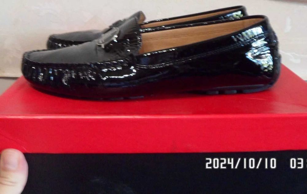 Lauren Ralph Lauren Carley Лаковая кожа Комфорт Лоферы Мокасины 6,5B