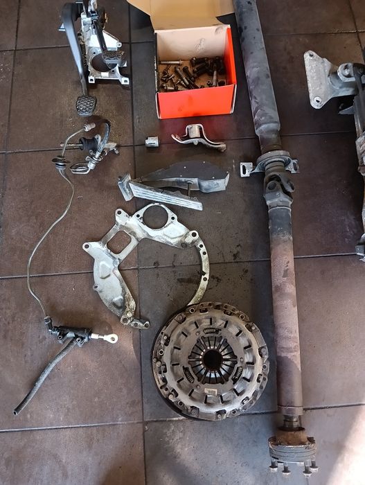 Przekładka na manual BMW E39 530d 525d z automat GM m57 skrzynia wał