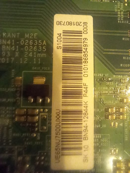 Samsung tv 65 polegadas  para as peças