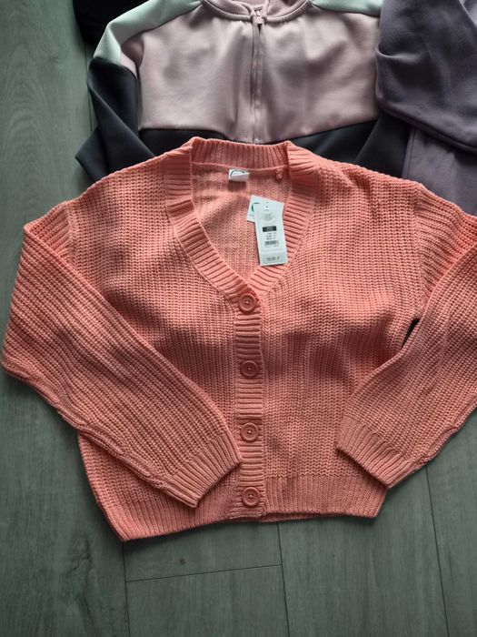 Zestaw dziewczęcych bluz, bluzeczek 158/164 H&M, 4f, Cool Club