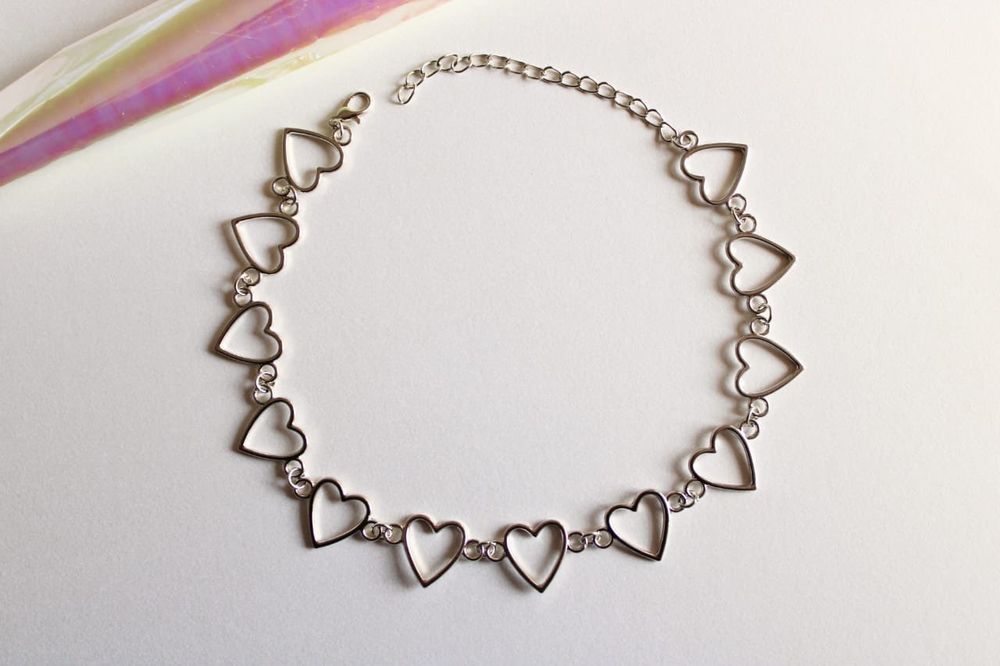 Сердце Чокер на шею hello kitty розовый чокер на ногу ремень портупея