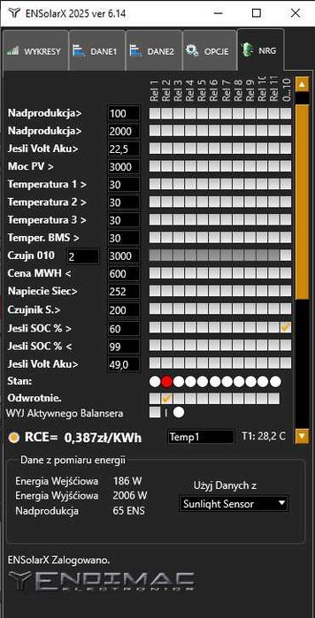 ENSolarX 5X Basic WiFi do Falowników Hybrydowych Oraz BMSow