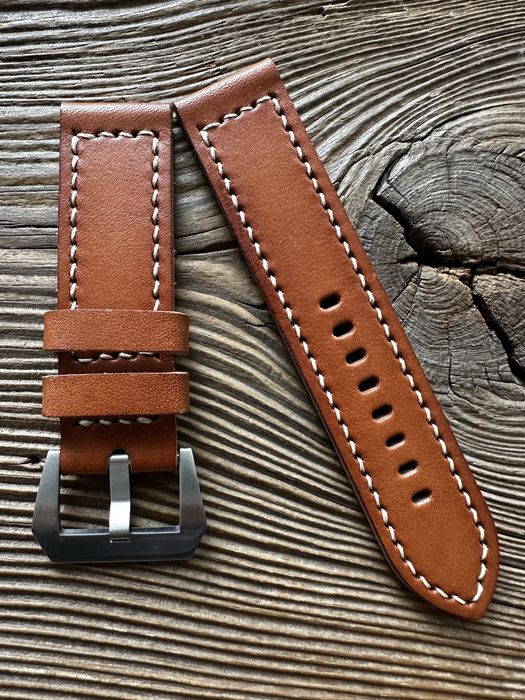 Pasek do zegarka Panerai 24 mm handmade skóra naturalna