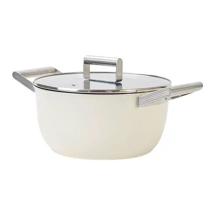 Smeg каструля 24 см кремова ckfc2411crm csf2412crm смег
