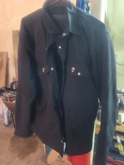 Casaco mota estilo camisa