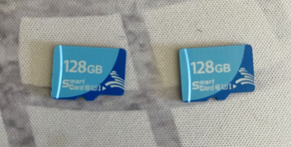2 unidades SD 128 GB