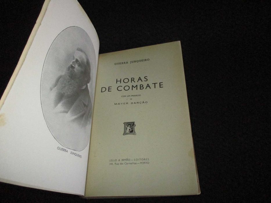 Livro Horas de Combate Guerra Junqueiro 1978