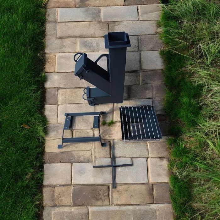 Piec rakietowy z funkcją grilla Wysylka