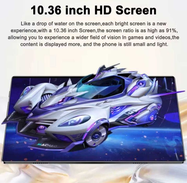 Tablet novo na caixa.