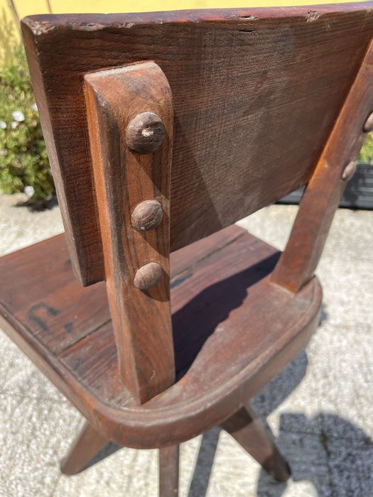 Cadeira de escritório antiga vintage