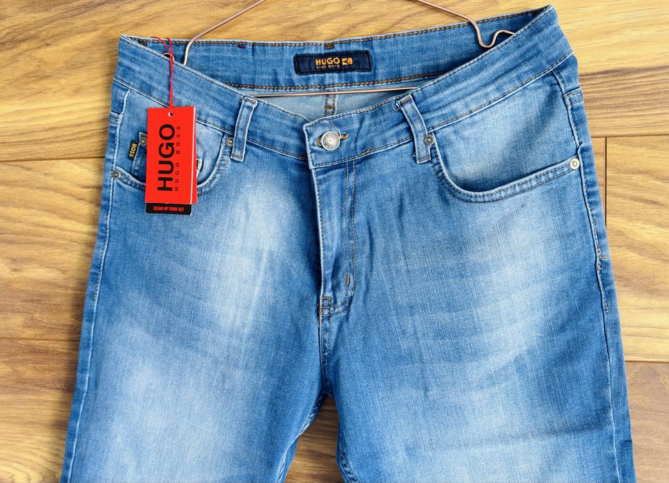 Hugo Boss spodenki jeansowe męskie