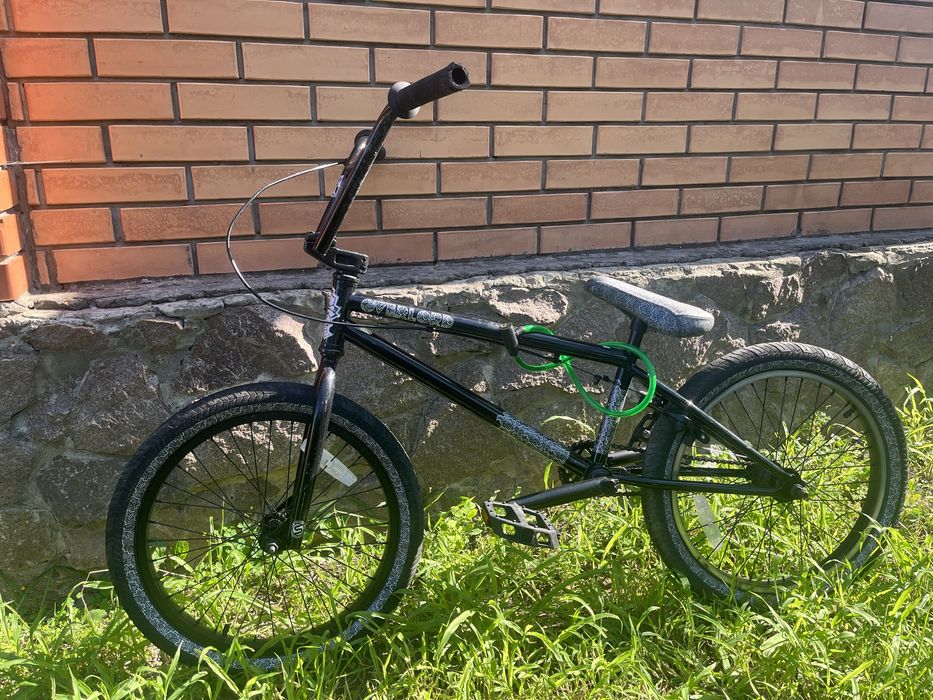 Велосипед BMX 20" Stolen OVERLORD (2020) black w / reflective grey