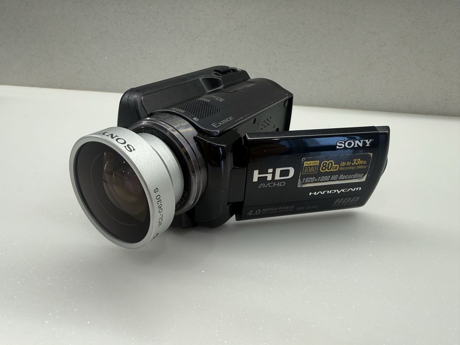 Видеокамера Sony HDR XR-100E 80 gb + широкоугольный объектив Sony