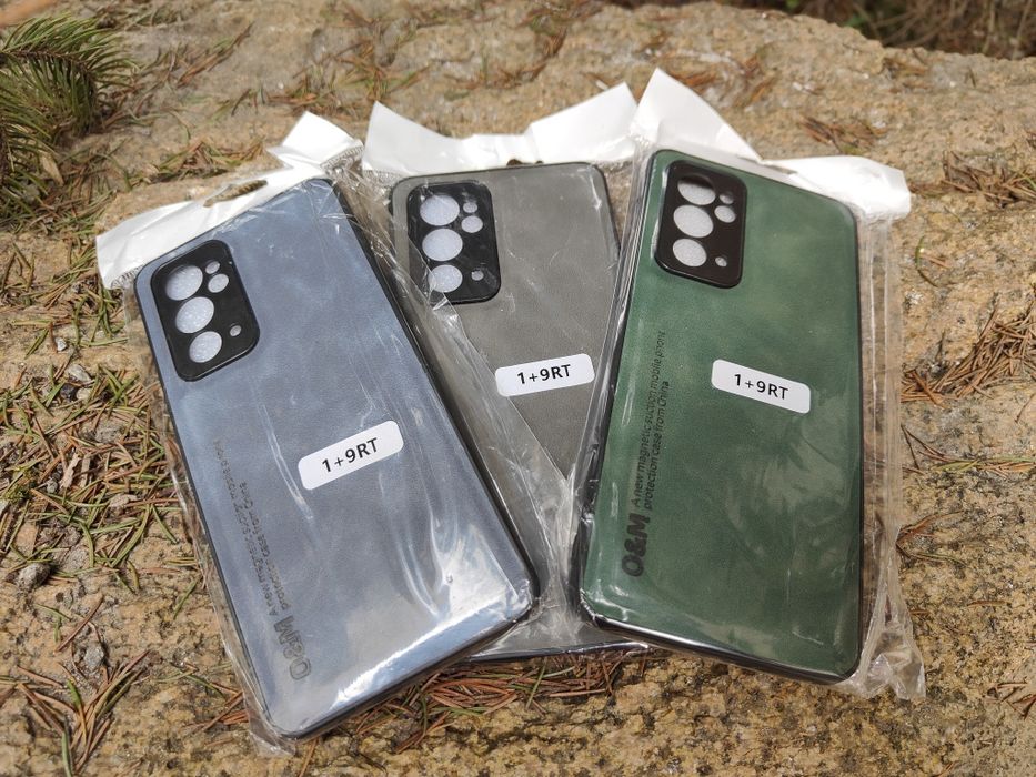 Чохол для телефону OnePlus 9rt(зеленого кольору)з магнітом,новий .Чехол.