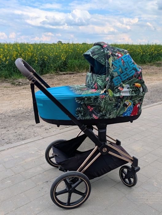 Wózek Cybex Priam 4.0 gondola dj khaled, spacerówka czarna
