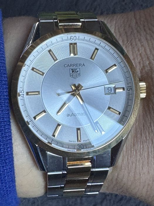 Tag Heuer Carrera Calibre 5 stal + zloto.