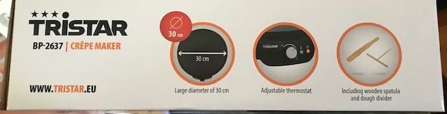 Máquina de fazer Crepes NOVA