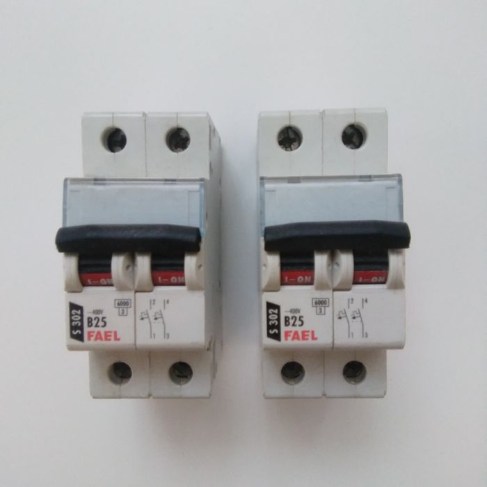 Wyłącznik nadprądowy 2P B 25A 6kA AC S302 TX3