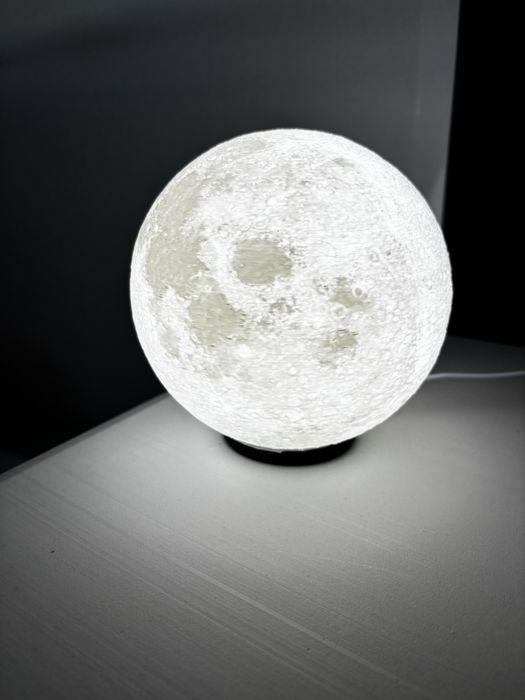 Luminaria Lua produto em 3d