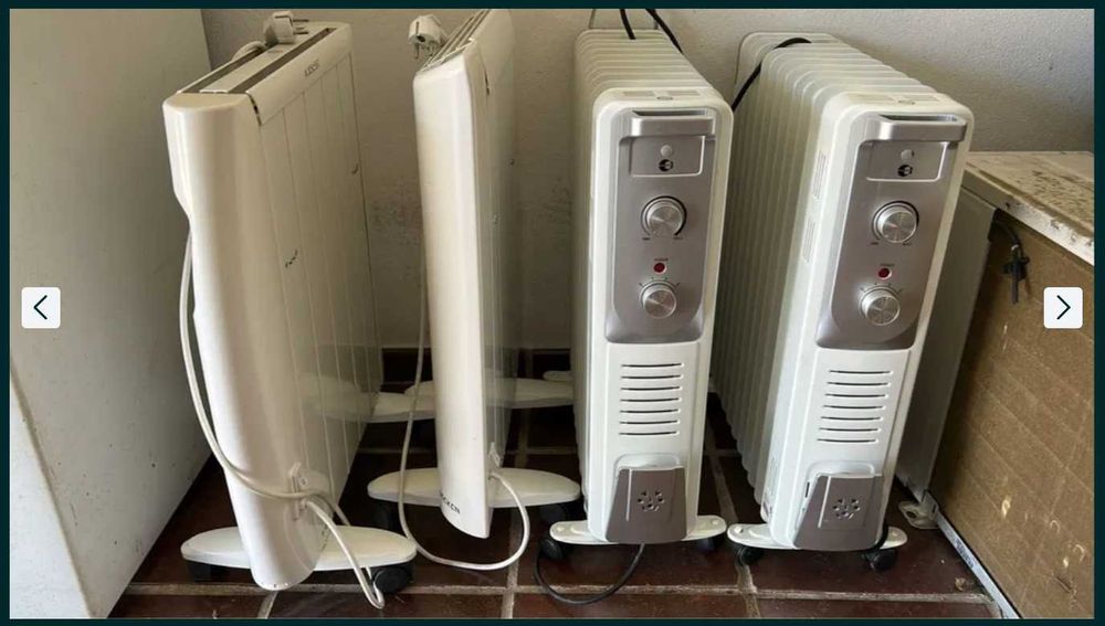 Conjunto de 4 aquecedores