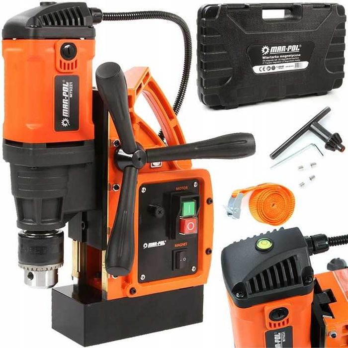 Wiertarka magnetyczna stołowa gwinciarka 11500N 1480W M79221