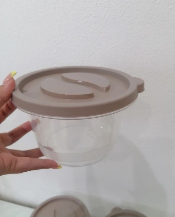 Tupperware conjunto 3 unidades