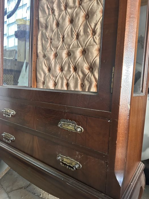 Cristaleira Antiga Madeira