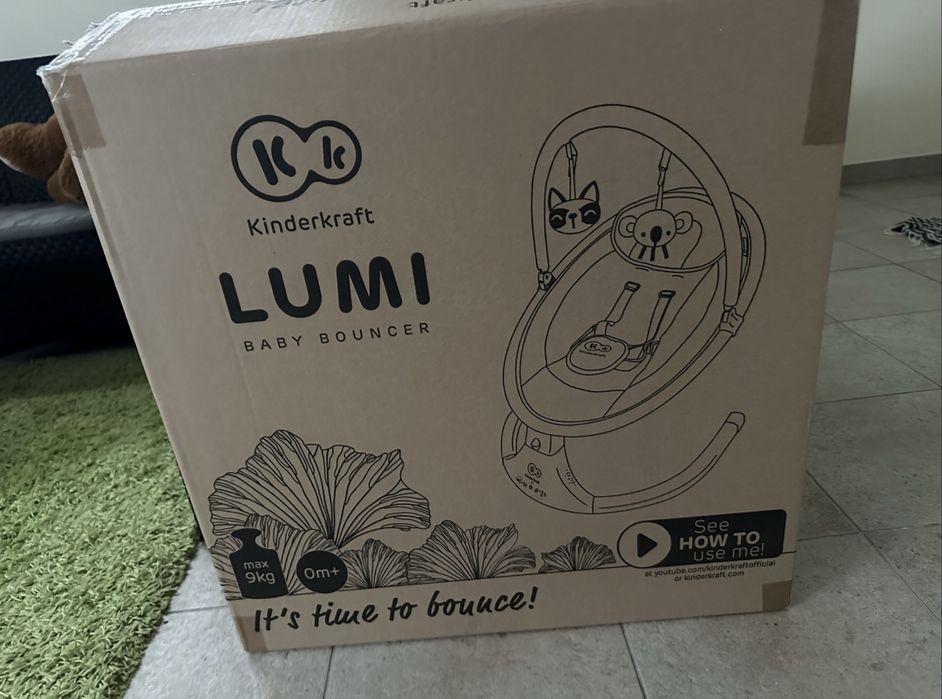 Baloiço multifuncional bebé Lumi kinderkraft novo!