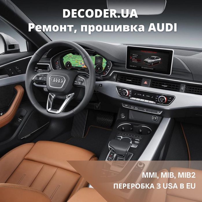 Audi MMI, MIB, MIB2, MIB3 USA, прошивка, додатковi мови в меню
