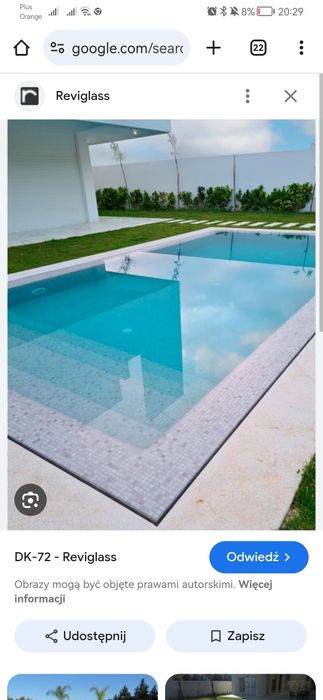 Płytki do basenu Reviglass 64m2