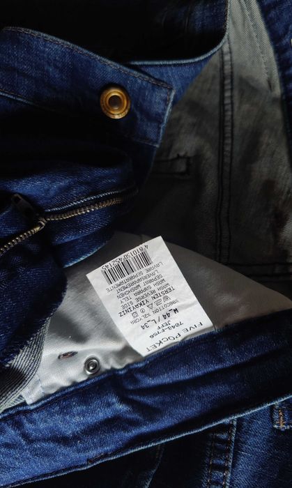 Джинсы Basic five pocket jeans Germany w44 stretch navy.