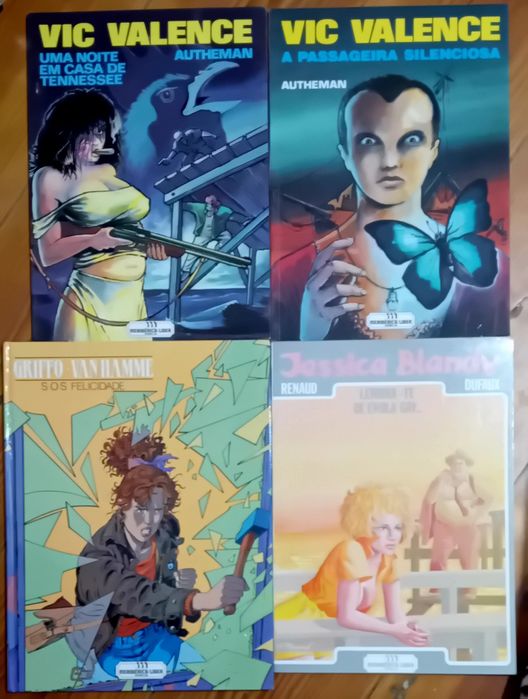 4 BDs Vic Valence, SOS Felicidade, Jessica Blandy