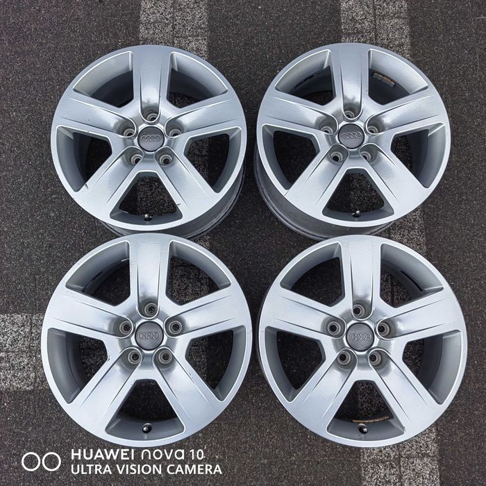 16" Audi A4 B5 B6 B7 8E0 Małysz S-Line VW Sharan Golf Gti Caddy Touran Skoda Octavia Superb Eos OEM ORYGINAŁ Audi 8E0601025BC ŁADNE NR106