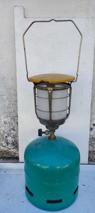 Candeeiro a gás em vidro Schott Suprax glas mad in west Germany