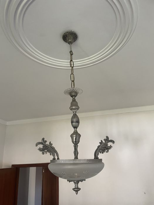 Candeeiro teto antigo